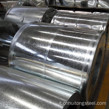 Bobina in acciaio con rivestimento galvanizzato DX51D immerso a caldo